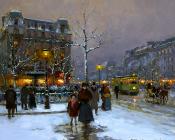 Place Pigalle, Hiver - 爱德华·科尔特斯